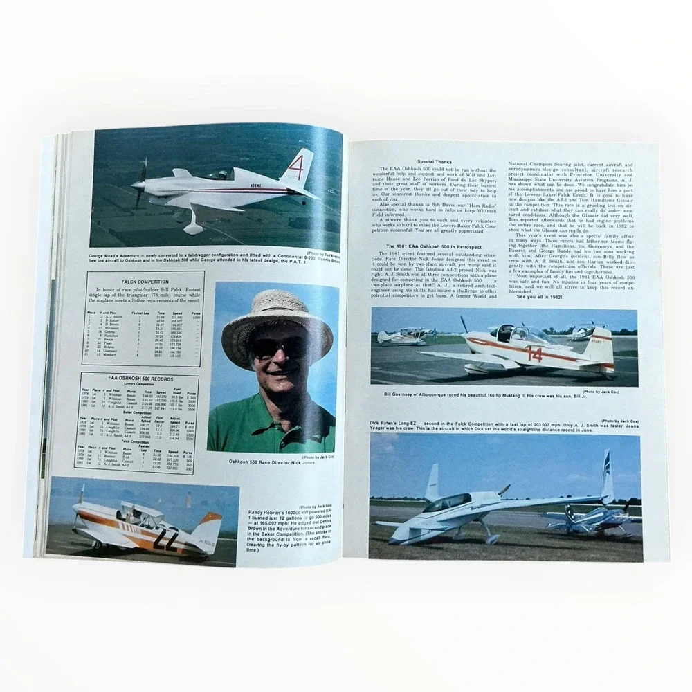 Sport Aviation October 1981 EAA Oshkosh '81 Burt Rutan Experimental Aircraft